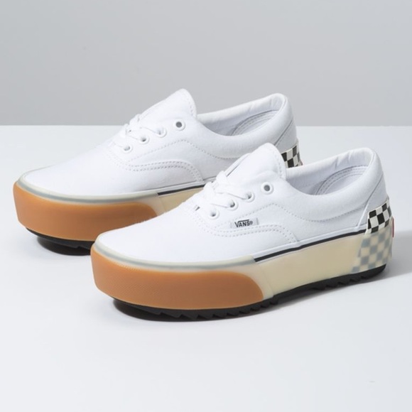 platform van sneakers